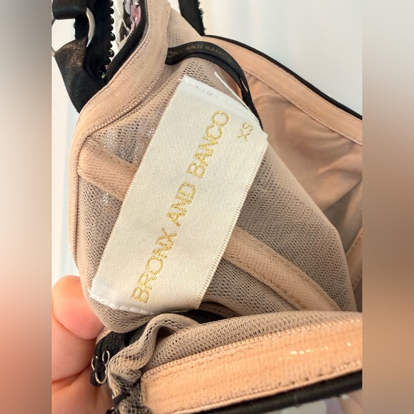 NWOT Bronx and Banco Midnight Embroidered A-Line Gown - Picture 17 of 17